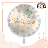 Vorschau: Balloha Geschenkbox DIY Viel Glück Kleeblatt XL