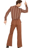 70er Jahre Hippie Schlaghose Herren Braun