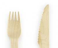 Vorschau: Woodland Holz Besteckset 18-teilig