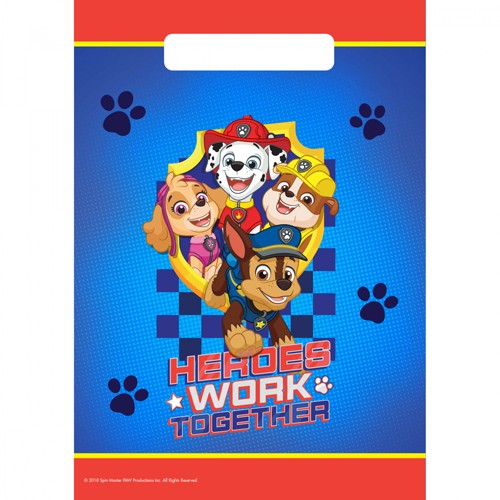 8 Paw Patrol Action Geschenktüten