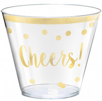 30 Golden New Year Becher 266ml