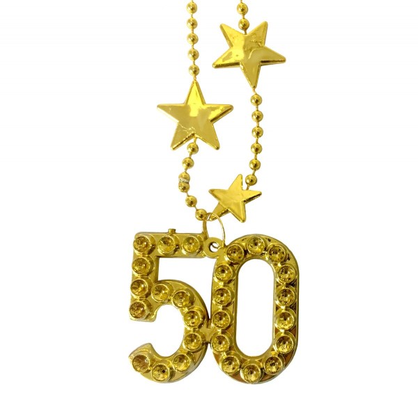 Halskette Big Stars Zahl 50