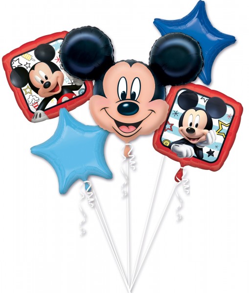 5 Folienballons Micky Sommerfeeling
