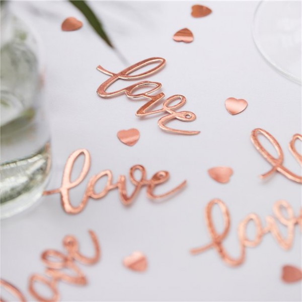 Love- & Herz-Streudeko in Bronze 13g 2