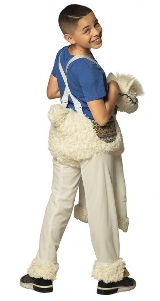 Lama Parade Huckepack Kostüm für Kinder 2