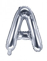Folienballon A silber 35cm