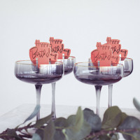 12 Golden Dusk Glasmarker