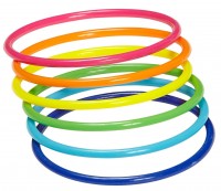 Regenbogen Neon Armband Set