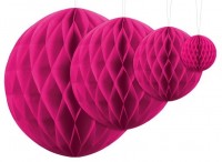 Wabenball Lumina magenta 30cm