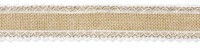 Vorschau: Jute Geschenkband Canaletto 5m x 5cm