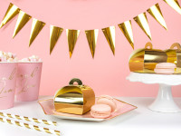 DIY Goldene metallic Wimpelkette 2,15m
