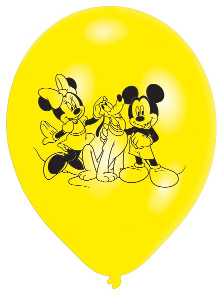 6 Mickey Mouse & Seine Freunde Luftballons 23cm 3