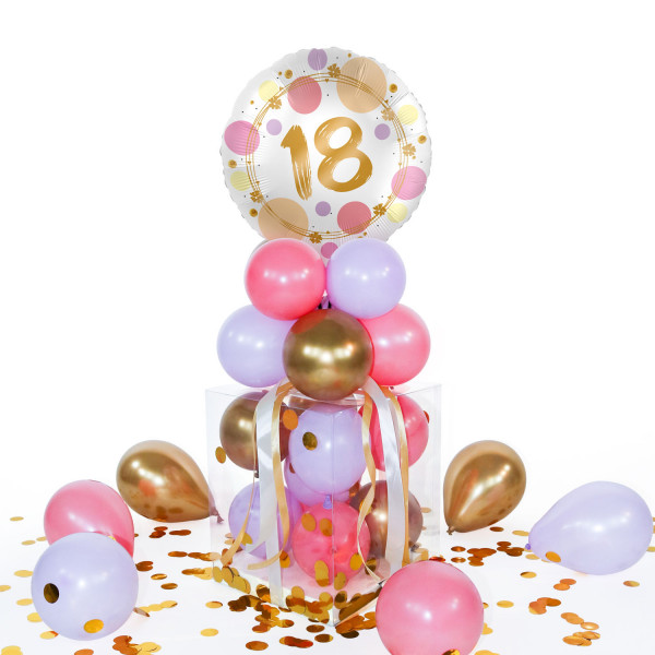Balloha Geschenkbox DIY Happy 18 XL