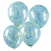 Vorschau: 5 Roarsome Dino Konfettiballons 30cm
