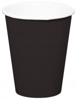 8 Becher Cleo schwarz 350ml