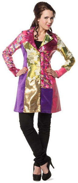 Disco Party Mantel Glamour Premium Für Damen