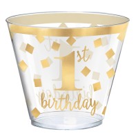 30 Goldstar 1st Birthday Becher 266ml