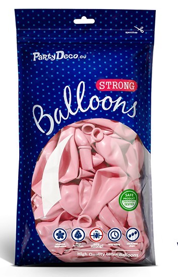 10 Partylover Luftballons pastellrosa 30cm 4