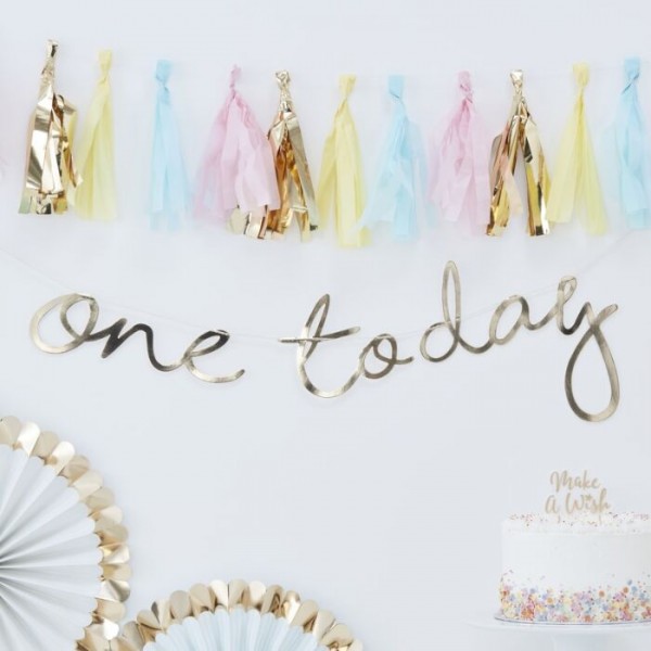 Hooray One Today Girlande 1,5m 2