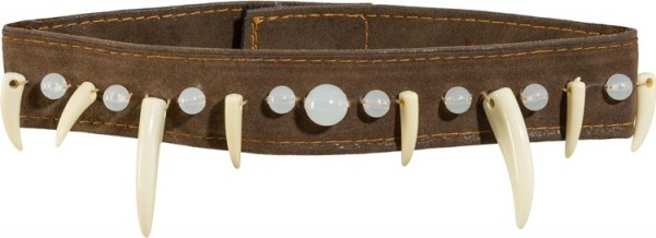 Höhlenmensch Halsband Mit Knochen