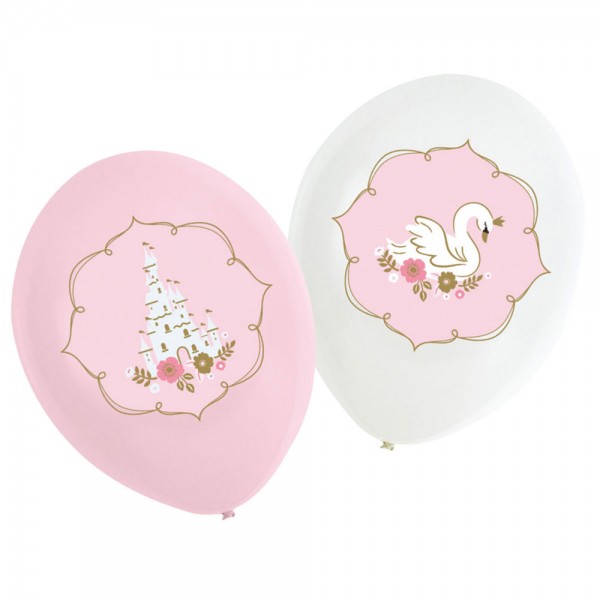 6 Princess for a Day Latexballons 27,5cm