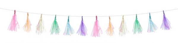 Schimmernde Candy Party Girlande 1,2m