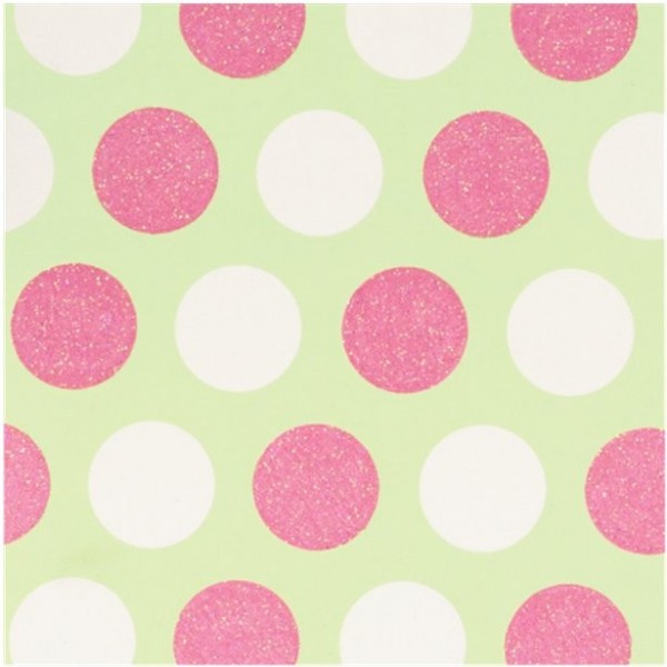 Geschenkpapier Glitter Dots Pastell