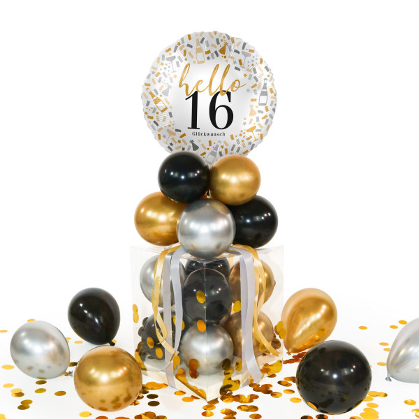 Balloha Geschenkbox DIY Hello 16 XL