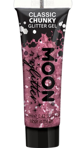 Glitzer Body Gel in Rosa 12ml