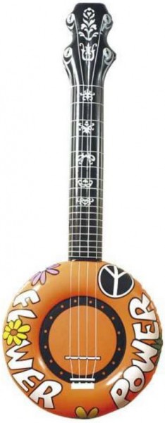 Aufblasbares Hippie Banjo