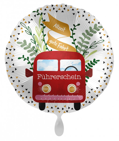 Allzeit gute Fahrt Folienballon 45cm