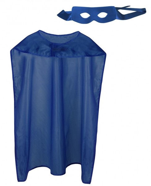 Superhelden Verkleidungsset blau 2