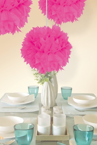 Pompon Elli neon rosa 30cm