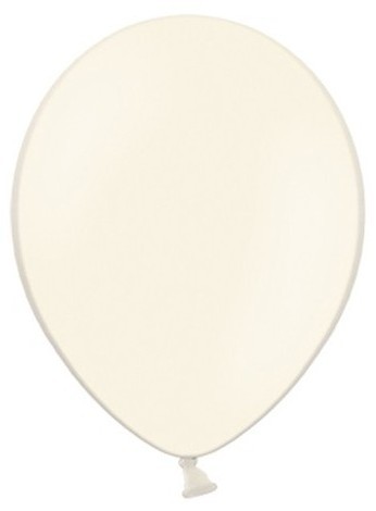 10 Partystar Luftballons creme 27cm