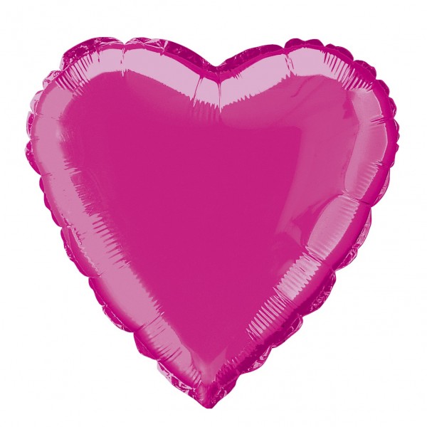 Herzballon True Love pink