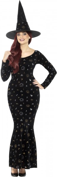 Verzaubertes Damenkleid Schwarz
