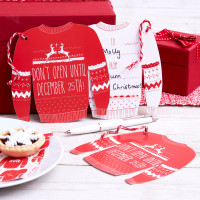 Nordische Weihnacht Geschenkanhänger