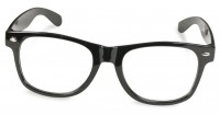 Schwarze Universal Nerd Brille
