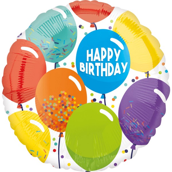 Geburtstagssause Folienballon 45cm