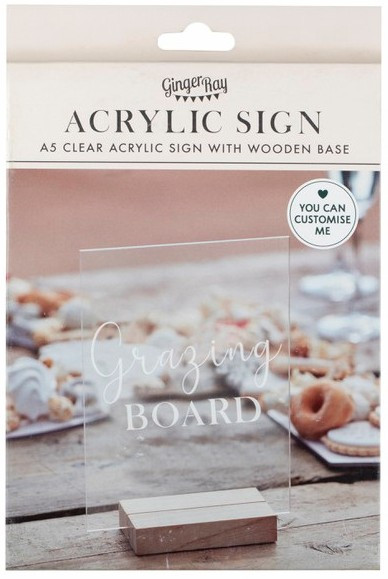 1 Little Wooden Tischkartenhalter