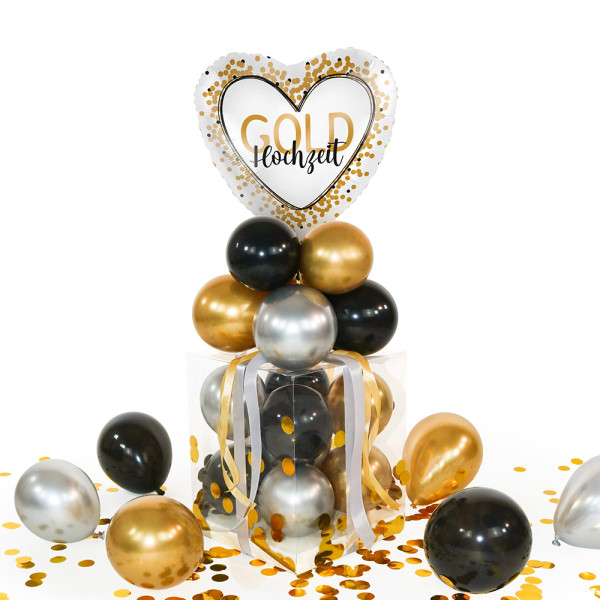 Balloha Geschenkbox DIY Golden Wedding XL