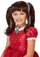 Santoro Ruby Zopf Perücke für Mädchen