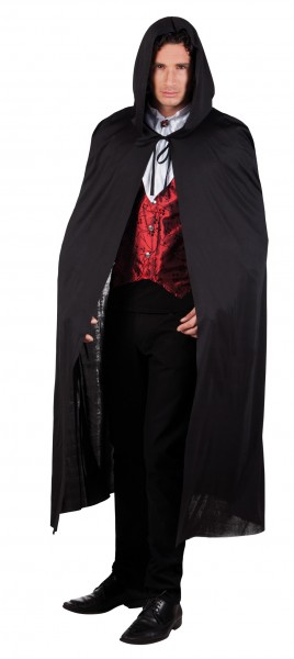 Klassischer Dracula Umhang in Schwarz