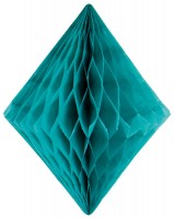 Honigwaben Diamant türkis 30cm