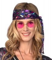 Pinke Hippie Brille Sonja