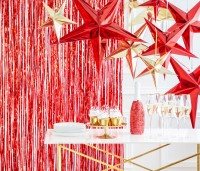 Vorschau: 3D Weihnachtsstern rot 30cm