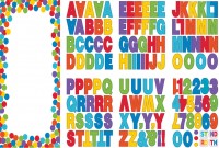 Kunterbuntes Türposter Magical Rainbow Personalisierbar