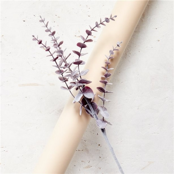 Lila Eukalyptus Strauß Kunstblume 74cm