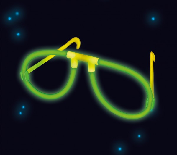 Coole Power Glow Brille Grün