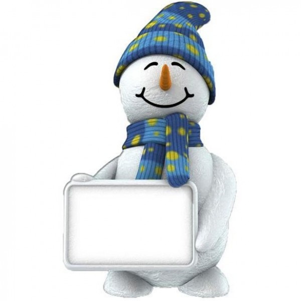 Riesen Schneeman Aufsteller personalisierbar 182cm